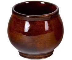 Molinis puodelis Krystynka 9x9x9cm/0.3L rudas