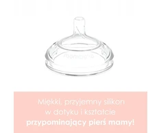 Mombella Anti-colic Baby Bottle 3M Ivory PPSU 210ml Naujas