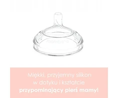 Mombella Buteliukas nuo pilvo dieglių naujagimiams Ivory Silicone 120ml