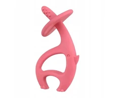 Mombella Dancing Elephant Teether rožinė