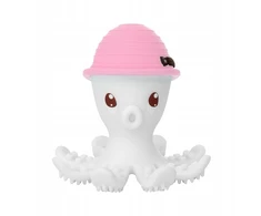MOMBELLA Ortodontinis dantukas Octopus rožinės spalvos silikoniniai atspalviai