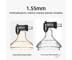 Mombella žindukas, skirtas klasikiniam S buteliukui nuo pilvo dieglių