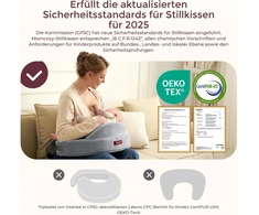 MOMCOZY Ergonomiška maitinimo pagalvė 57cm Atminties putos Reguliuojama