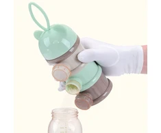 Mommy Bag konteineris pieno mišiniui, meškiukui, mėtai