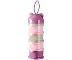 Mommy Bag konteineris Teddy bear pieno formulei, rožinis