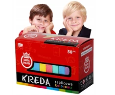 Mona SPALVOTA MOKYKLINĖ KREIDA LENTAI. SPALVINGA KREIDA