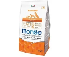 Monge adult sausas pašaras (antiena, ryžiai, bulvės) 12kg