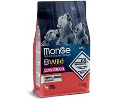 Monge BWild puppy sausas pašaras (elniena) 2,5kg