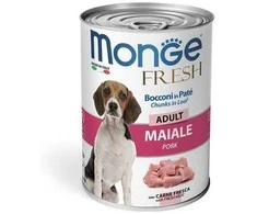 Monge Fresh adult konservuotas pašaras šunims su vištiena 400g