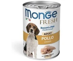 Monge Fresh adult konservuotas pašaras šunims su vištiena 400g