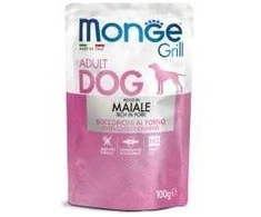 Monge Grilis konservuotas pašaras šunims su kiauliena 100g