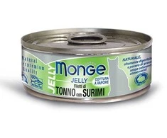 Monge Jelly - Wet konservai pašaras suagusioms katėms su tunu 80g