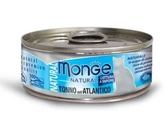 Monge kons.pašaras katėms su Atlanto tuno gabalėliais savo sultyse 80g