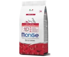 Monge mini puppy sausas pašaras mažų veislių jauniems šuniukams su vištiena 0,8kg
