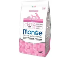 Monge spec. line adult sausas pašaras suaugusiems šunims su kiauliena, ryžiais ir bulvėmis 12kg
