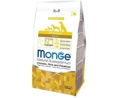 Monge spec. line monoprotein adult sausas pašaras visų veislių suaugusiems šunims su vištiena, ryžiais, bulvėmis 2,5kg