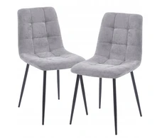 Monovo Šiuolaikinė minkšta palėpės virtuvės kėdė, skirta svetainei valgomajam Pilka NAVA