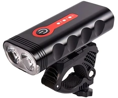 Montavelo Dviračio žibintas priekinis galinis LED 1800lm USB įkraunamas dviračio žibintų rinkinys
