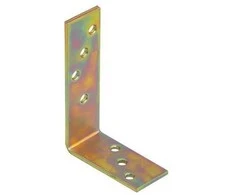 DMX Montavimo kampas, 120 x 80 x 35 x 4 mm, geltonai cinkuotas 10 vnt.