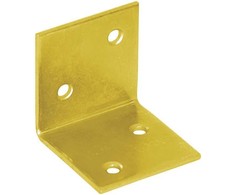 Montavimo kampas, 40 x 40 x 40 x 1,5 mm, geltonai cinkuotas 50 vnt.
