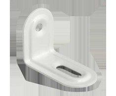 Montavimo kampas, 40x28x22x1,0mm, baltas