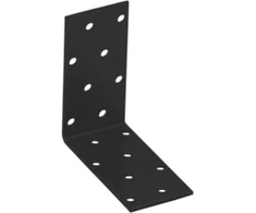 Montavimo kampas, 80x80x40x2mm, juodas