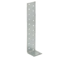 DMX Montavimo kampas KP5,140 x 140 x 55 x 2,5 mm, sustiprintas, cinkuotas 10 vnt.