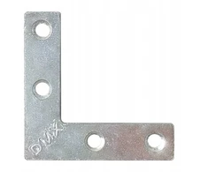 Montavimo plokštelė langams, 40x40x10x1,5 mm, 4vnt., cinkuota