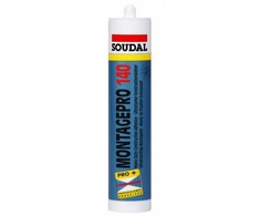 Montažiniai klijai SOUDAL Montage PRO 140, 310 ml
