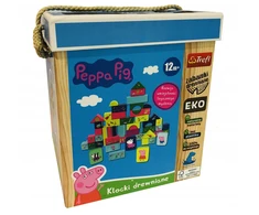 MONTESSORI PEPPA TREFL 61573 edukacinės medinės kaladėlės
