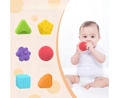 „Montessori žaislai 1 metų amžiaus, 6 dalių įvairių jutimų formų mokymosi dovanos“