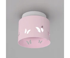 Lubinis šviestuvas Moonlight DZIECIĘCA LAMPA PLAFON SUFITOWY ŻYRANDOL LED GX53 MOTYL DLA DZIEWCZYNKI