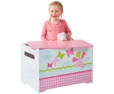 Moose Toys KWIATY MOTYLE RÓŻOWA SKRZYNIA NA ZABAWKI POJEMNIK OUTLET