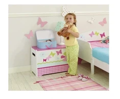 Moose Toys KWIATY MOTYLE RÓŻOWA SKRZYNIA NA ZABAWKI POJEMNIK OUTLET