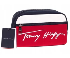 Moteriška kosmetinė Tommy Hilfiger TH SIGNATURE Washbag, tamsiai mėlyna AM0AM07293 DW5
