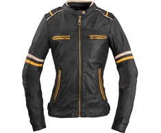 Moteriška odinė motociklininko striukė W-TEC Traction Lady