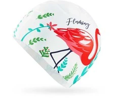 Moteriška plaukimo kepuraitė „TSUNAMI FLAMINGO“