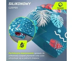 Moteriška plaukimo kepuraitė „TSUNAMI LEAFS“