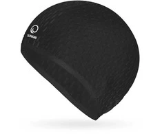 Moteriška plaukimo kepuraitė „TSUNAMI TEXTURE“, juoda