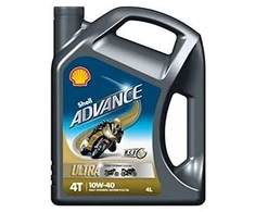 Alyva motociklams Shell AX7 10W40, 4L
