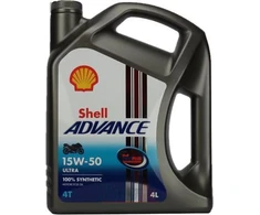 Alyva motociklams Shell Ultra 4 15W50, 4L