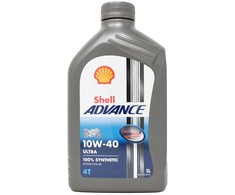 Motociklų variklių alyva SHELL Advance 4T AX7 10W-40, 1L