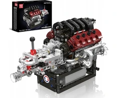 Mould King 10227 Technic Maserati V8 variklių blokeliai 14+