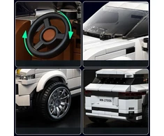 Mould King Auto Range Rover Evoque visureigis + dėžė - MOLD KING edu blokeliai 402 vnt. TECHNINIAI
