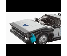 Mould King BLOKAI TECHNINIAI SPORTINIAI TRANSPORTO PRIEMONĖS DELOREAN 414 el. MOLD KING 27019 + VITRINA
