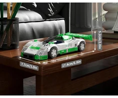 Mould King Mazada 787B Speed ​​​​Champions Mold King 27073 statybinių blokų rinkinys + vitrina