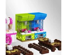 Mould King Mini komplektas ledainė su pardavimo automatu – blokeliai 24033 MOLD KING City 269 vnt.