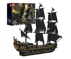 Mould King Mold King 13199 statybiniai blokeliai - piratų laivas Juodas pearl pirates