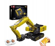 Mould King Mold King 15061 Blocks Nuotoliniu būdu valdomas vikšrinis ekskavatorius 1113 vnt.