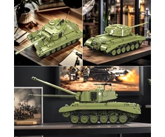 Mould King MOLD KING 20035 M26 Pershing RC Blocks Remote Control Tank Remote Control + APP